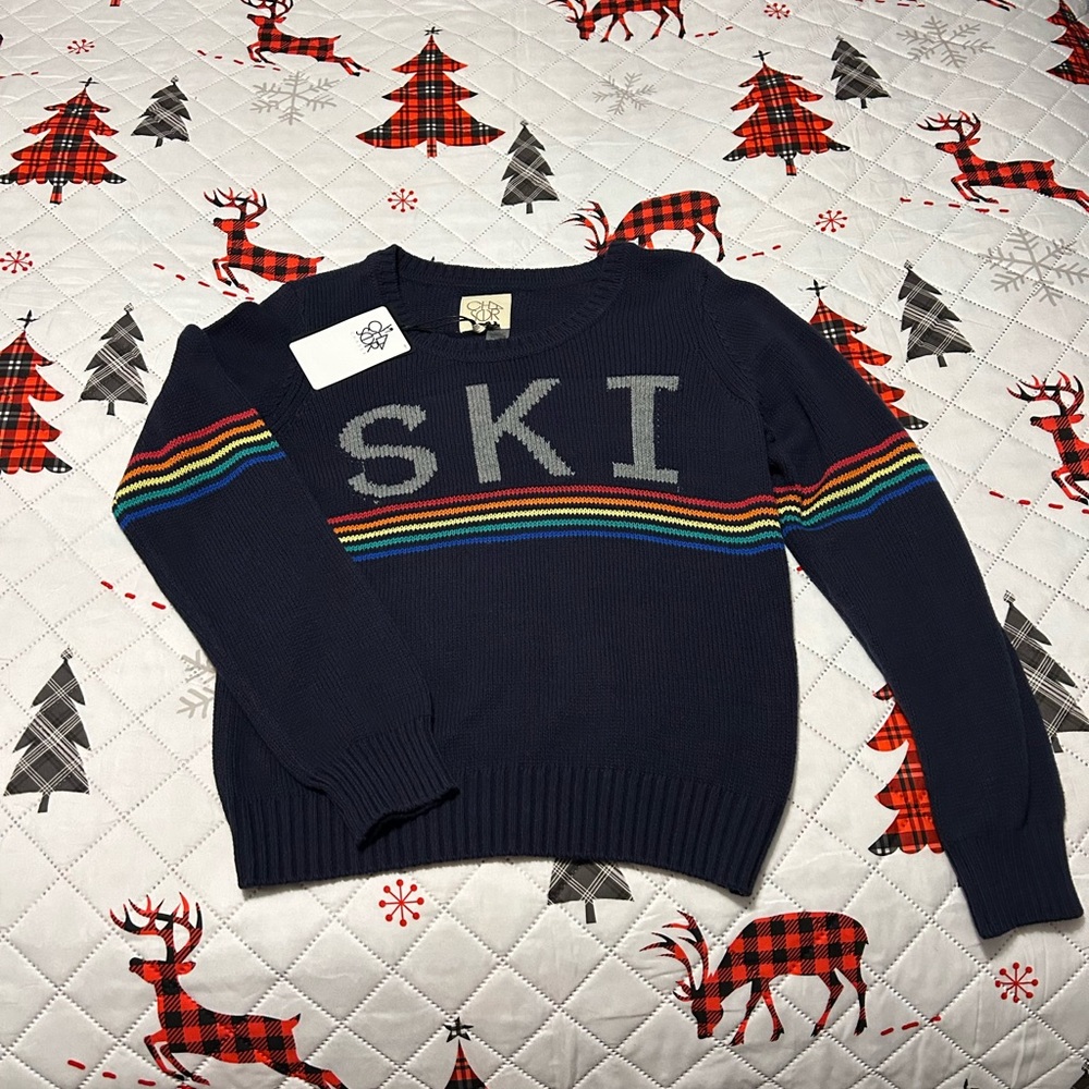 Chaser Crewneck Sweater with SKI Design